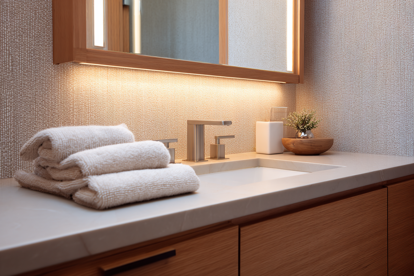 Cedar Hill bath renovation detail